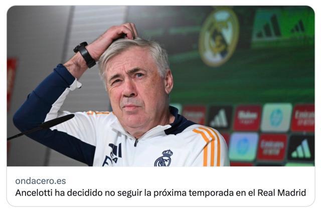 kaiyun-西媒：安切洛蒂决定夏天离开皇马！阿隆索接班？