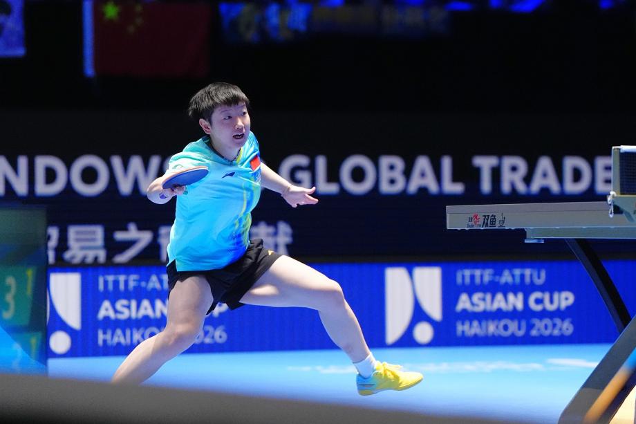 开云体育-孙颖莎4-2蒯曼 晋级乒乓球亚洲杯女单决赛